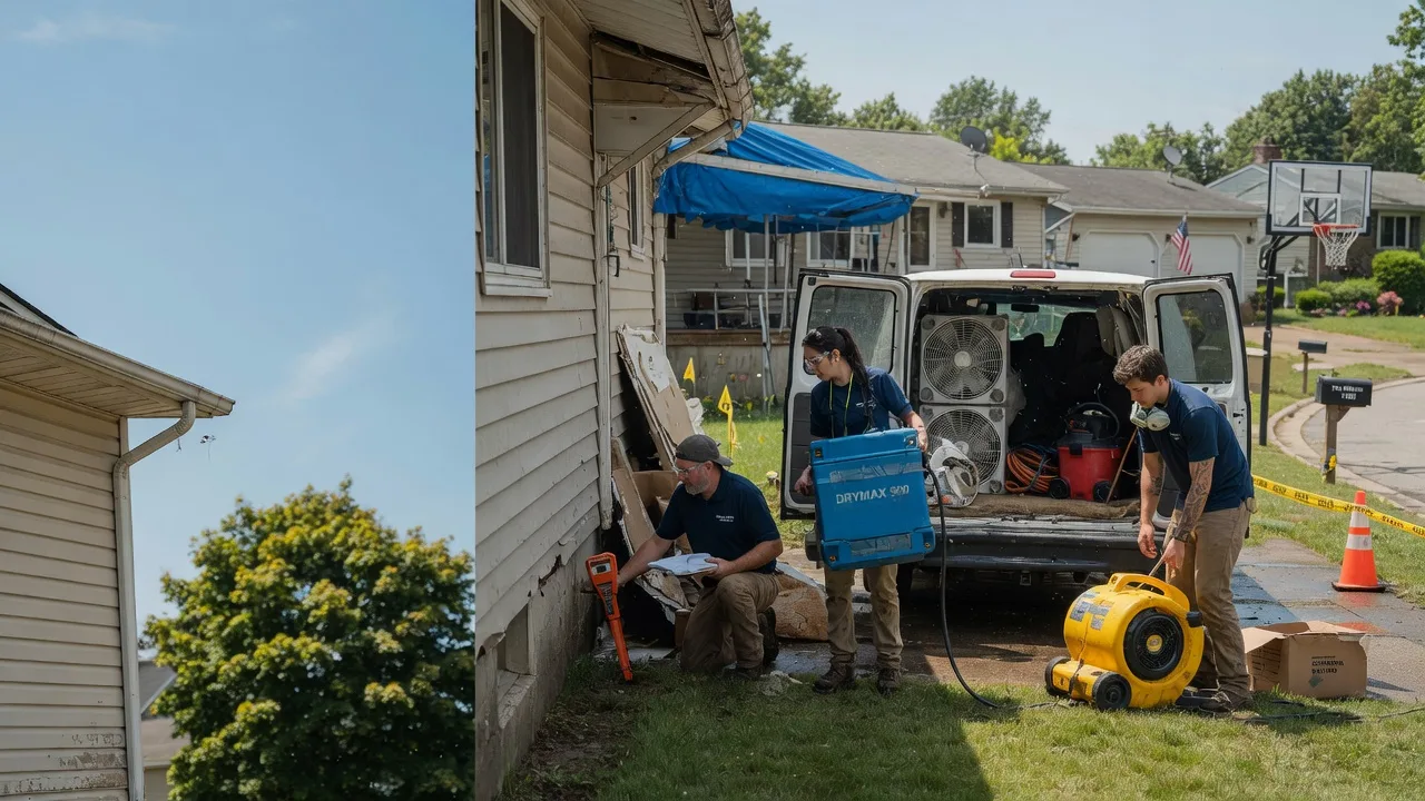 Ceiling Leak Cleanup in East Greenville, PA near me